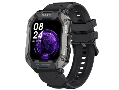 Reloj inteligente de buceo para hombres pulsera deportiva al aire libre 5ATM natación profunda Monitor de salud impermeable Bluetooth música Smartw...