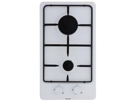 Placa de Gas GLEM GT32WH (29 cm - Blanco)