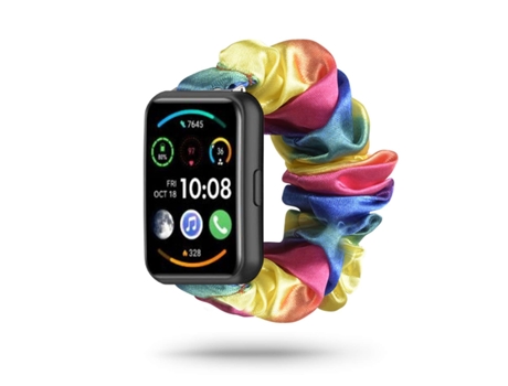 Correa Huawei Watch Fit 2 Pulsera Scrunchie Multicolor
