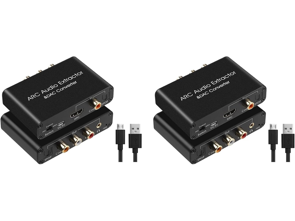 Extractor de audio 2x compatible con Arc y SPDIF óptico SFUSHOS