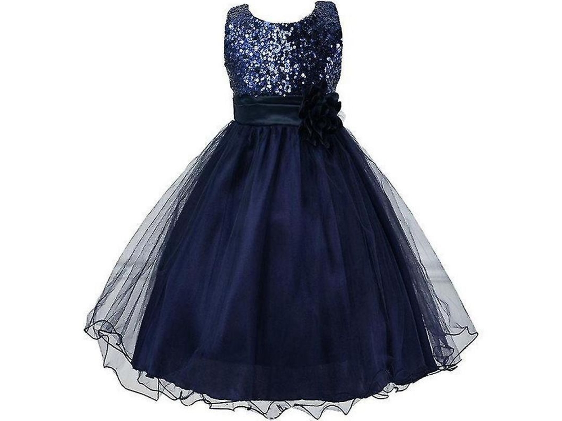 Vestido De Princesa Con Diamantes De Imitación Para Niñas, Fiesta, Boda, Damas De Honor, Tutú, Goj
