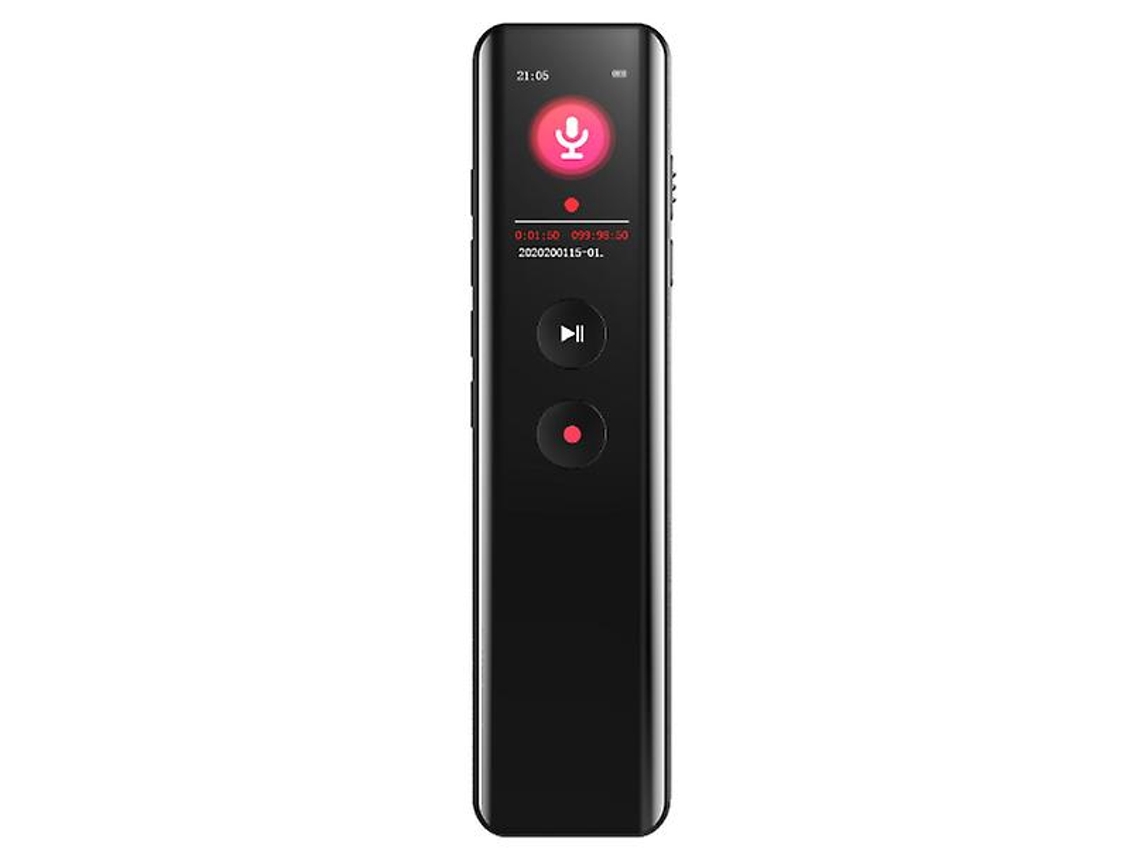 Grabadora digital de 32 GB, reproductor MP3, para conferencias y aulas Yizhood (negra)