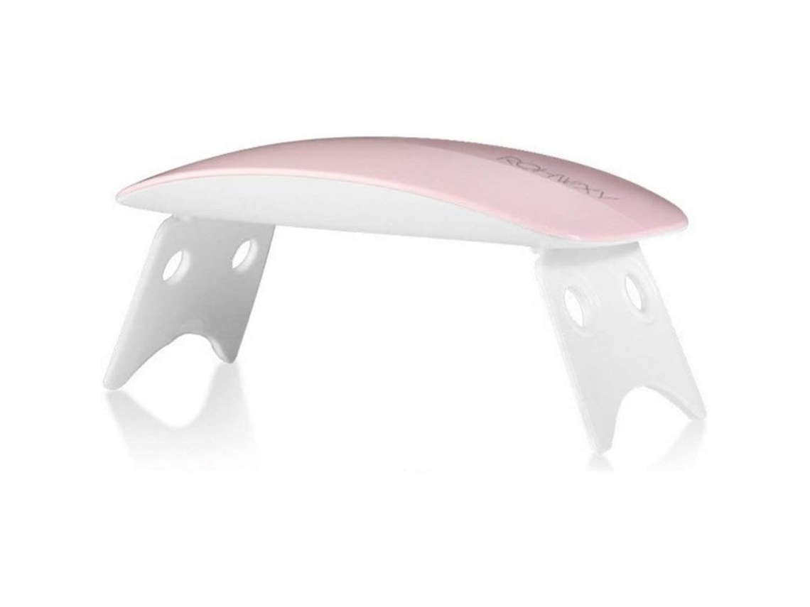 Secador De Uñas Led Plegable Mini De 6 W Con Usb Y 2 Funciones De Temporizador Para Gel Uv - Rosa
