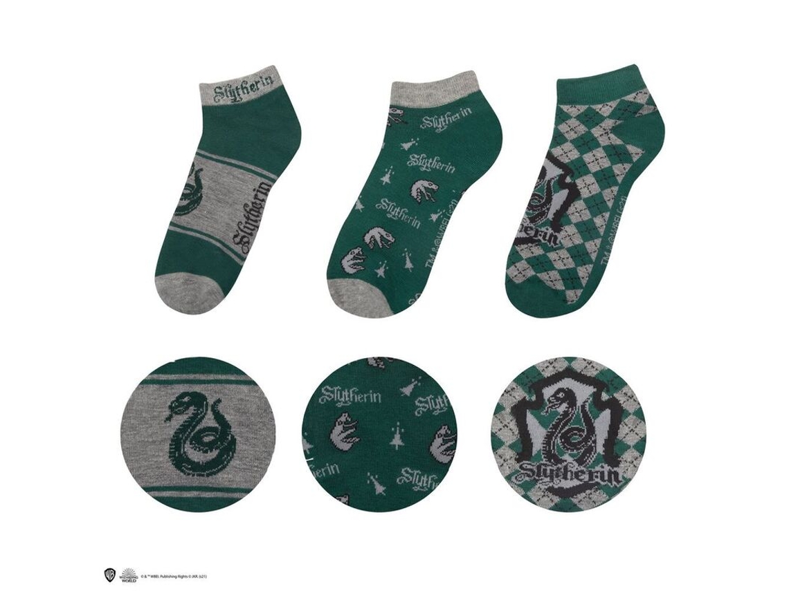 Conjunto de calcetines activos de Harry Potter Slytherin B.