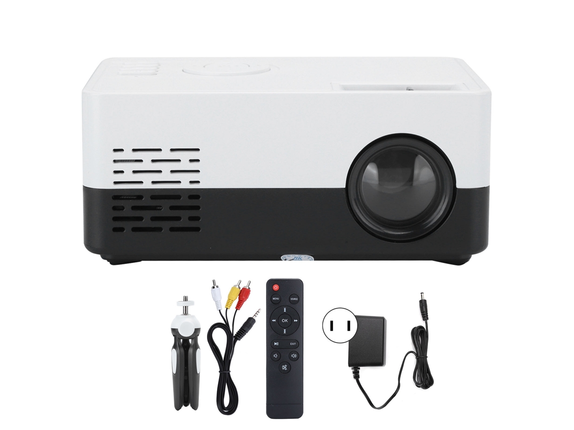 Proyector Led Doméstico Mini Portátil Con Soporte Para Entretenimiento