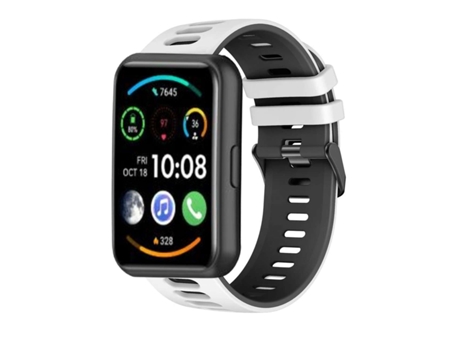 Correa Pioneer para Huawei Watch Fit 2 Blanco y Negro