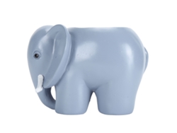 Maceta creativa de resina con forma de elefante para plantas suculentas para decoración de patio y jardín.