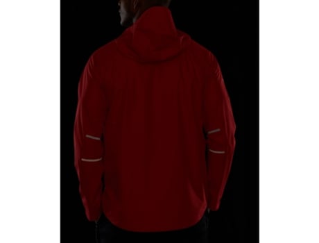 Abrigo Impermeable para Hombre SUPERDRY (2XL - Poliéster - Rojo)