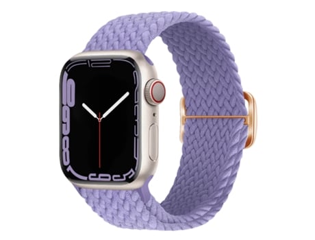 Correa Apple Watch 41mm / 40mm y 38mm Nylon Trenzado Transpirable Lavanda AVIZAR