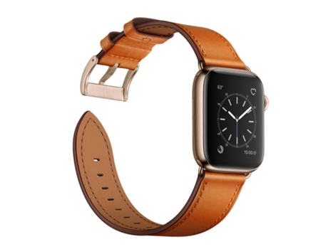 Correa Apple Watch 41mm / 40mm y 38mm Cuero auténtico Camel AVIZAR