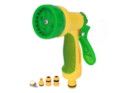 Pistola De Agua Para Jardín Con Boquilla De Manguera De Abs Y 8 Patrones De Riego, Limpieza Y Lavado De Coches.