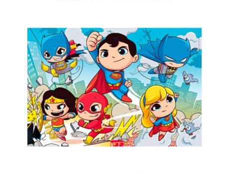 Puzzle 2D CLEMENTONI Quebra-cabeça a liga da justiça maxi dc super friends
