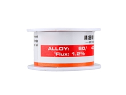 50 G De Alambre De Soldadura Sn60/40 De 0,6 Mm Con Recubrimiento De Resina Y 1,2 % De Fundente, De Alta Pureza Para Soldadura Industrial.