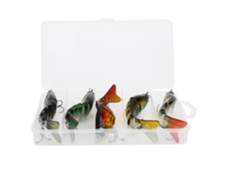 5 Señuelos Artificiales De Pesca De 10 Cm, Hundibles Y Oscilantes, Con Anzuelo, Para Pesca Con Equipo De Pesca Resistente.