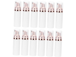 Paquete De 12 Botellas Dispensadoras De Espuma Con Bomba Para Productos De Cuidado Facial Y Cosméticos.