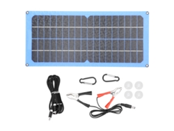 Panel Solar Flexible 15w 18v Kit Cargador Portátil Para Rv Camping Senderismo Módulo Fotovoltaico