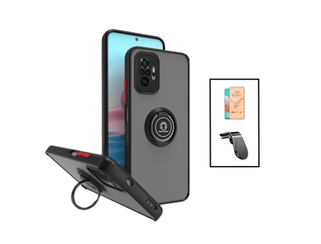 Kit Carcasa para Xiaomi Redmi Note 10 Pro PHONECARE Negro