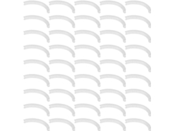 Paquete 100 Fundas Protectoras Transparentes Antideslizantes Ganchos Perchas Metálicas Tapas Plástico