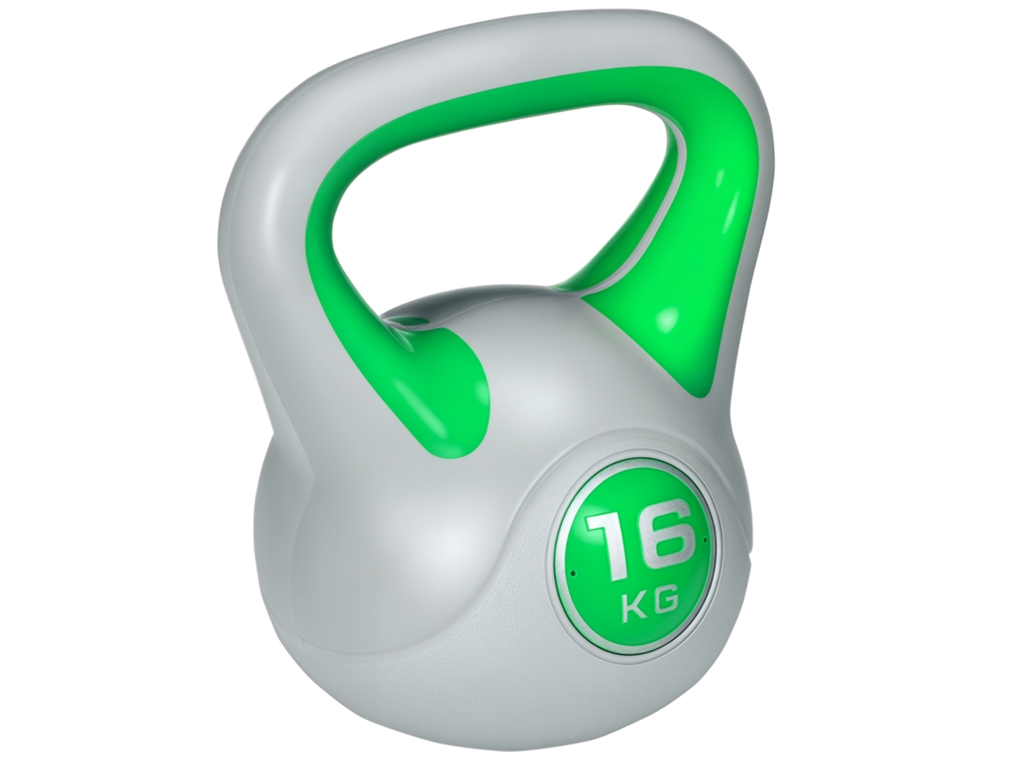 Kettlebell 16kg Pu Arena Base Plana Entrenamiento Fuerza Fitness