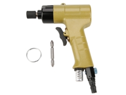 Destornillador neumático industrial reversible de 1/4" con una velocidad de rotación de 8000 rpm.