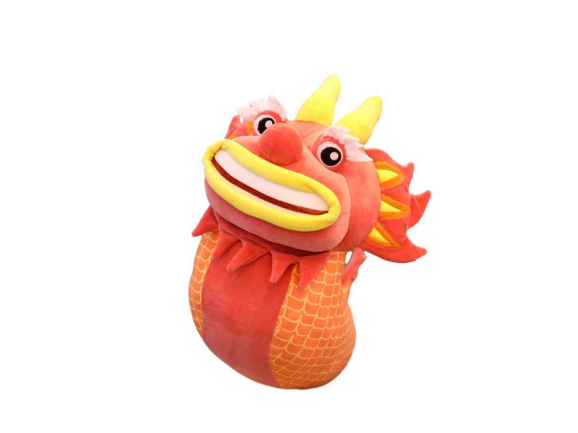 Mascota de peluche de dragón chino para pareja de Año Nuevo