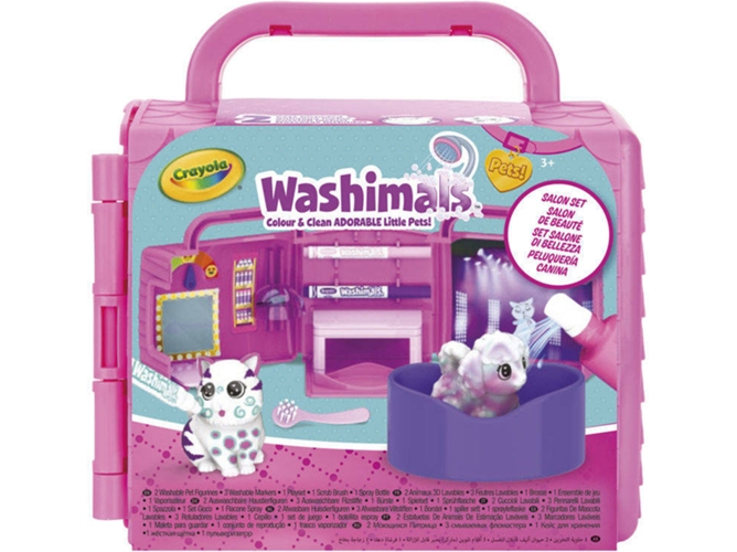 Conjunto de Brincar CRAYOLA Washimals Salão de Beleza para Cães