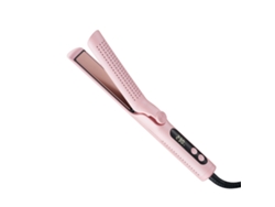 Plancha 2en1 Con Aire Frío, Alisa Y Riza, Fijación Larga, Para Todo Cabello En Hogar O Viaje