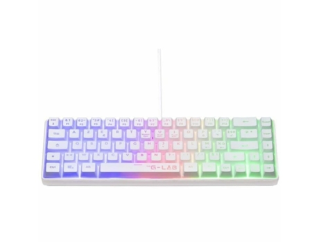 Teclado Bluetooth THE G-LAB Azerty Francés Blanco