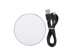 Cargador Inalámbrico 10w De Carga Rápida Protocolo Qi Pad De Carga Para Samsung Oro