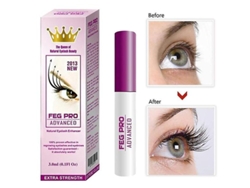 Feg Pro Sérum De Crecimiento De Pestañas A Base De Hierbas Naturales Para Alargar Y Extender Las Pestañas (3 Ml)