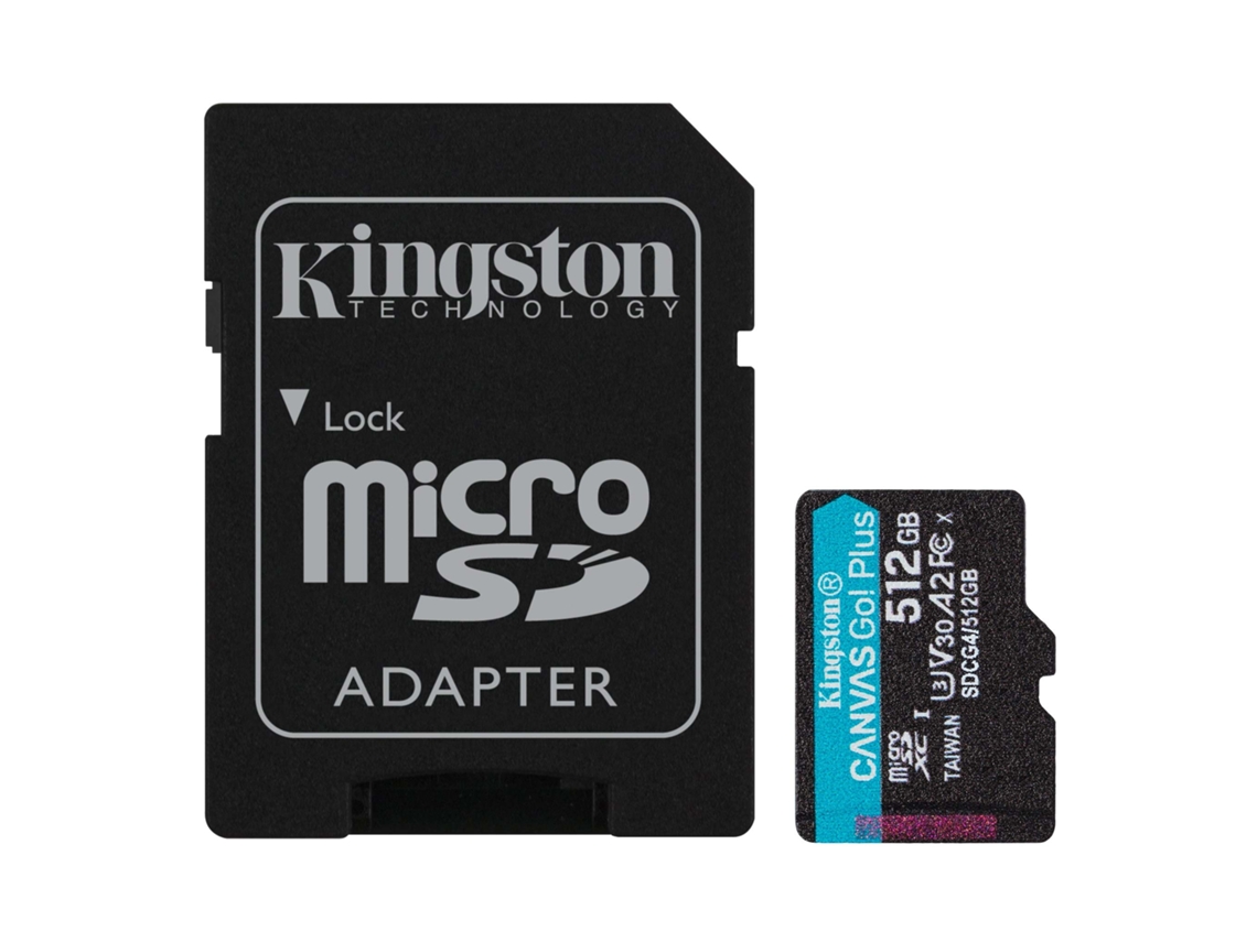 Tarjeta De Memoria Micro Sd Con Adaptador Kingston Sdcg4/512gb (512 Gb)