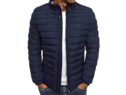 2026-chaqueta Ligera De Plumas Para Hombre Abrigo Relleno Caleiente Invierno Casual Exterior Mpa Xl Azul Marino