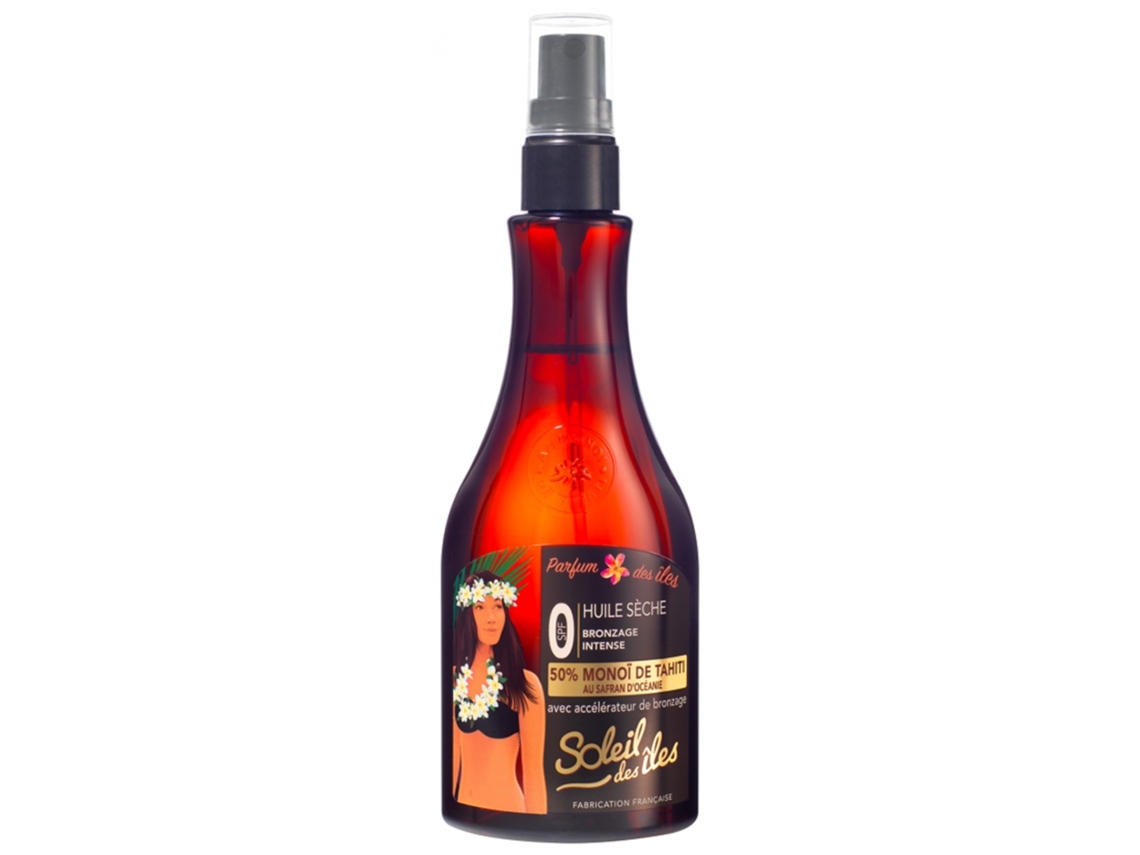 Aceite Bronceador Seco Intenso Fragancia Isleña 150 Ml SOLEIL DES ÎLES