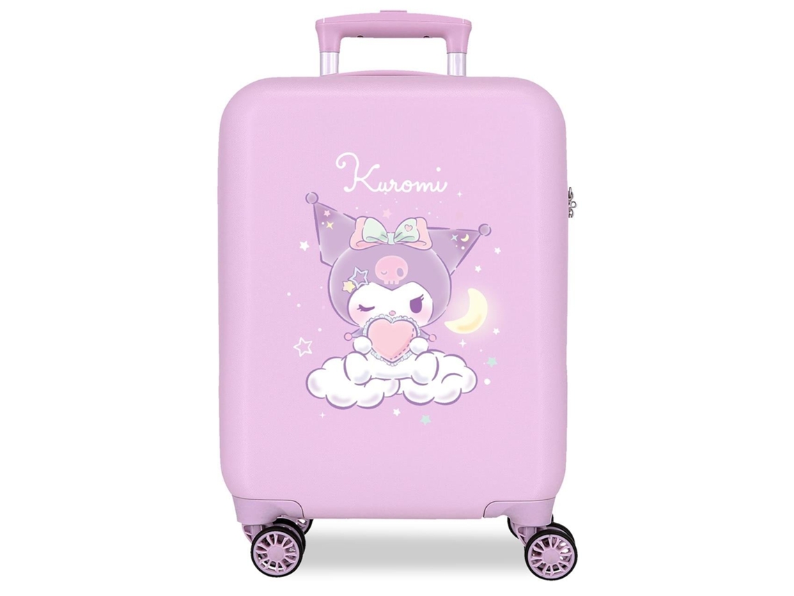Maleta de cabina Kuromi Sweet Dreams ABS con capacidad de 33L Lila Sanrio