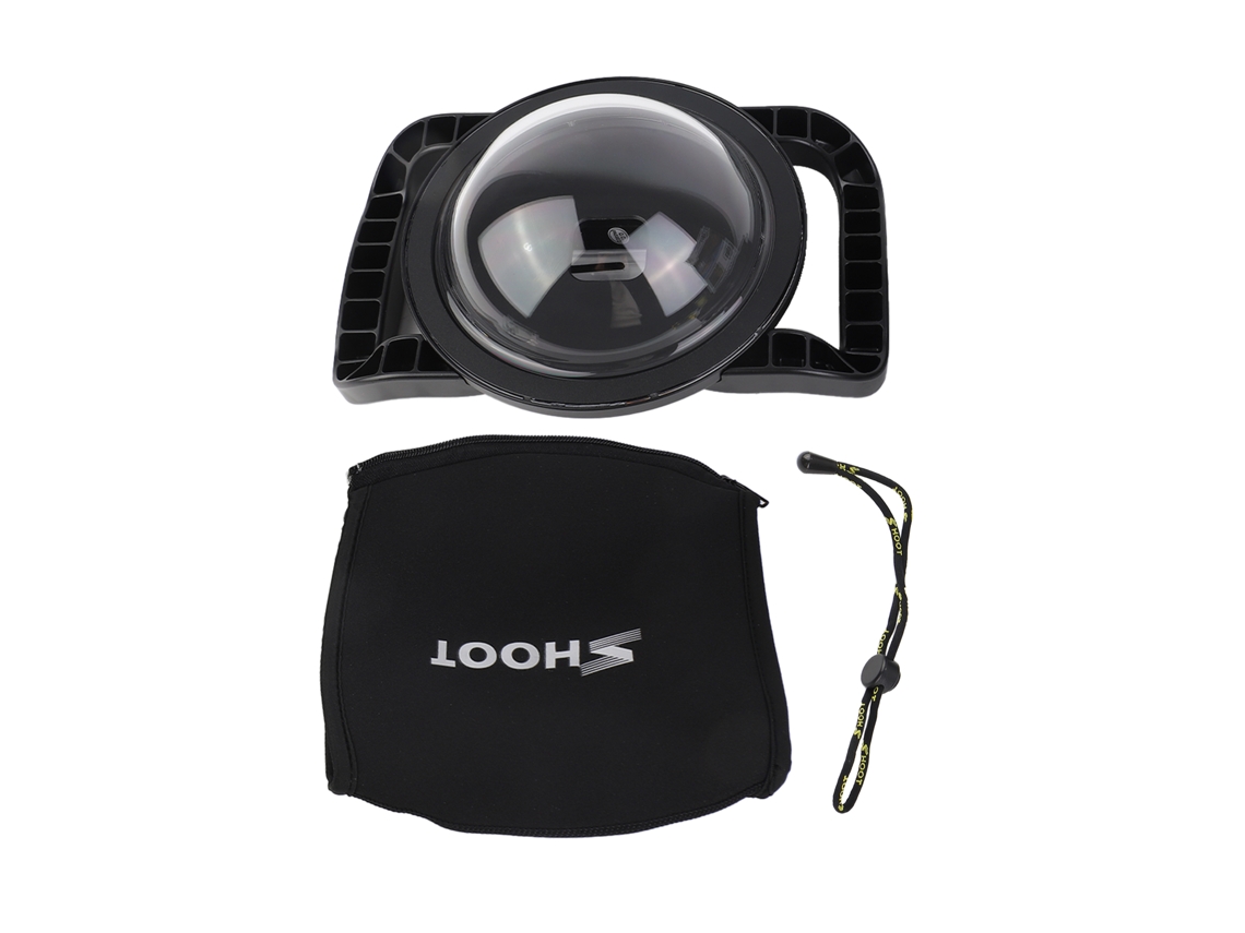 2026-puerto Domo Para Gopro Hero 9 Black Con Filtro Y Cubierta, Mango Dual Para Uso Submarino