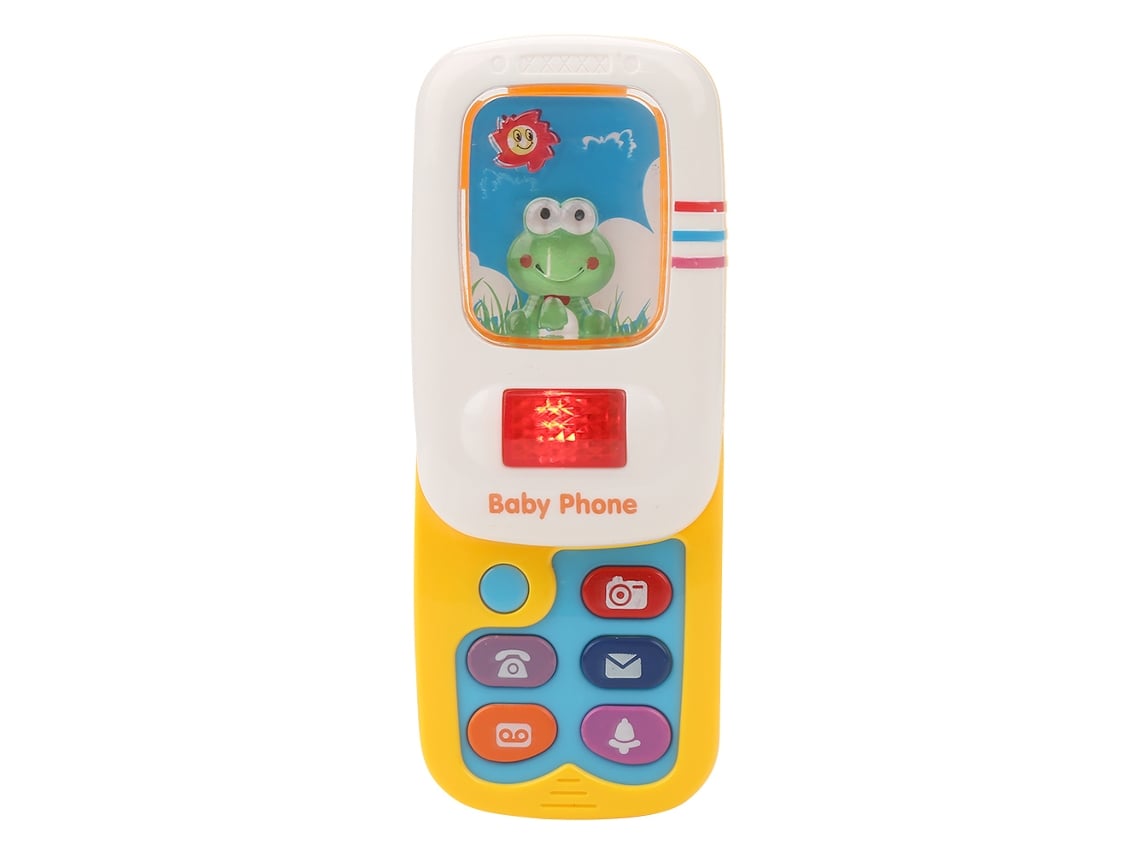 Rebe-brinquedo De Telefone Móvel De Simulação Para Bebês E Crianças, Brinquedo Musical Com Luz, Brinquedo Educativo De Aprendizagem Divertida