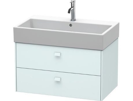 Mueble bajo encimera DURAVIT Brioso 78,4 x 45,9 cm 2 cajones incl. hueco para sifón y delantal para lavabo Vero Air 235080