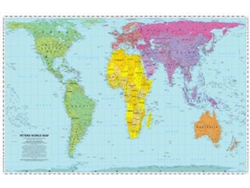 Libro Peters World Map de Worldview (Inglés)