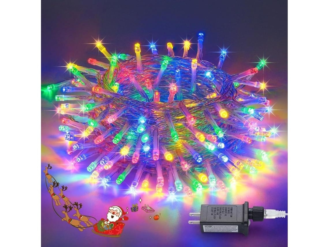 100m 800led Cuerdas De Luz 8 Modos Para Árbol De Navidad Decoración De Navidad Ue Gusshious Color