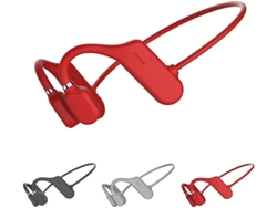 Auriculares Condução Óssea Orelha Aberta Estéreo Hifi Sem Yizhood Bluetooth Rojo