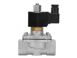 Válvula solenoide G3/8 de dos puertos y dos posiciones operada por piloto (control de aire y aceite)