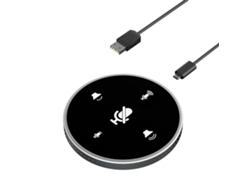 Altavoz de escritorio USB para conferencias con micrófono omnidireccional de 360° integrado. Mdug