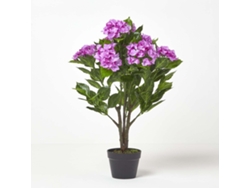 Homescapes Lilac Hydrangea Artificial Plant With Pot, 85 Cm