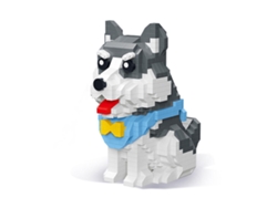 Ats-bloques De Construcción Mini Animales Cachorros Con Bufanda Set Educativo De Ladrillos Para Fiesta De Cumpleaños