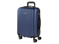 Maleta Abs Pequeña Itaca Tiber Azul Marino-antracita (38x55x20 Cm - 36l)