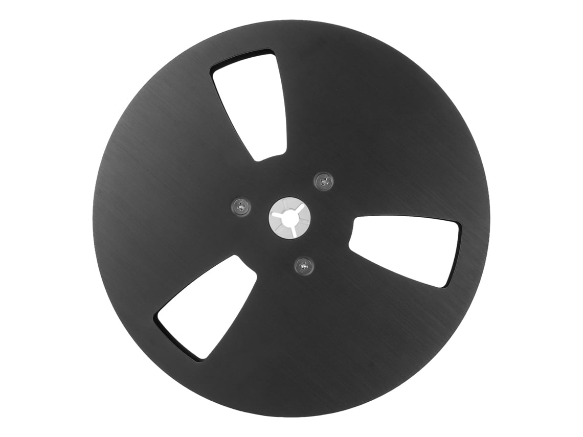 Carrete De Cinta Vacío De 7 Pulgadas Y 1/4 De Pulgada Con 3 Orificios, Aleación De Aluminio Resistente Al Viento Para Grabación Nab