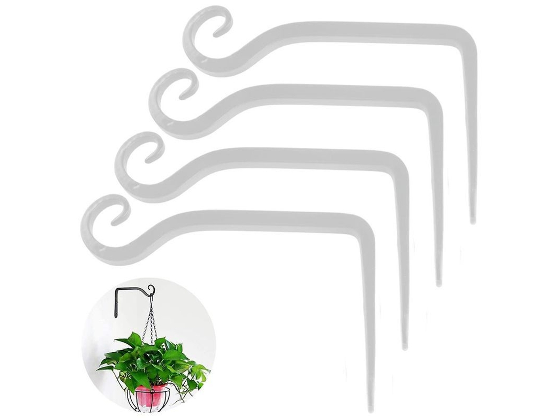 Porta Plantas Colgantes De Hierro Para Pared Gancho Decorativo Interior Exterior Jardín Patio