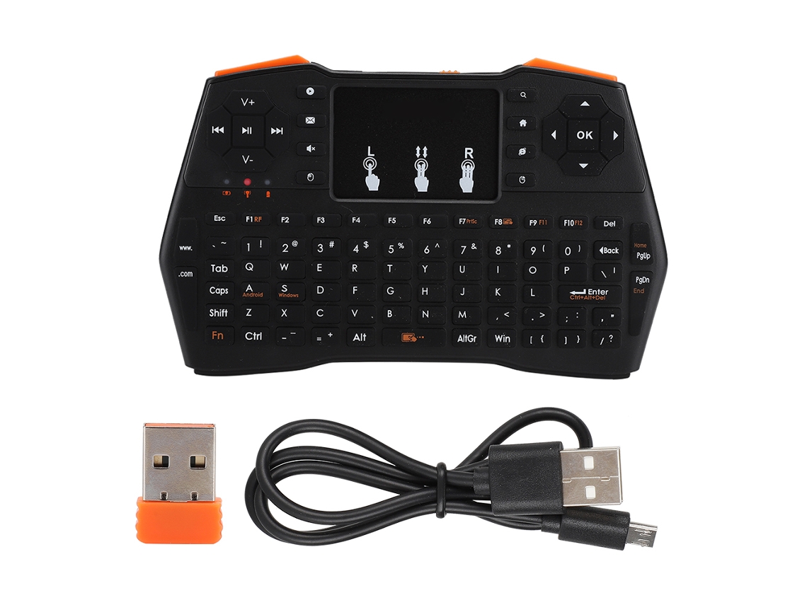 Mini Teclado Inalámbrico Qwerty Con Panel Táctil I8 Plus Para Android Tv Box/google Tv Box/xbox360
