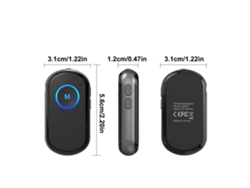 Adaptador Bluetooth 2 en 1 Transmisor Receptor Auxiliar para Altavoz de PC Coche