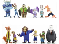 Figuras EASTVAPS Zootopia/Zootropolis Judith (12 Piezas)